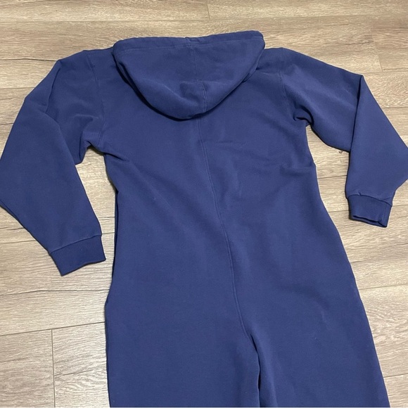 Fenty Savage Rihanna Forever Savage Hooded fleece jumpsuit Navy Blue Sz 4-6 - Picture 8 of 9